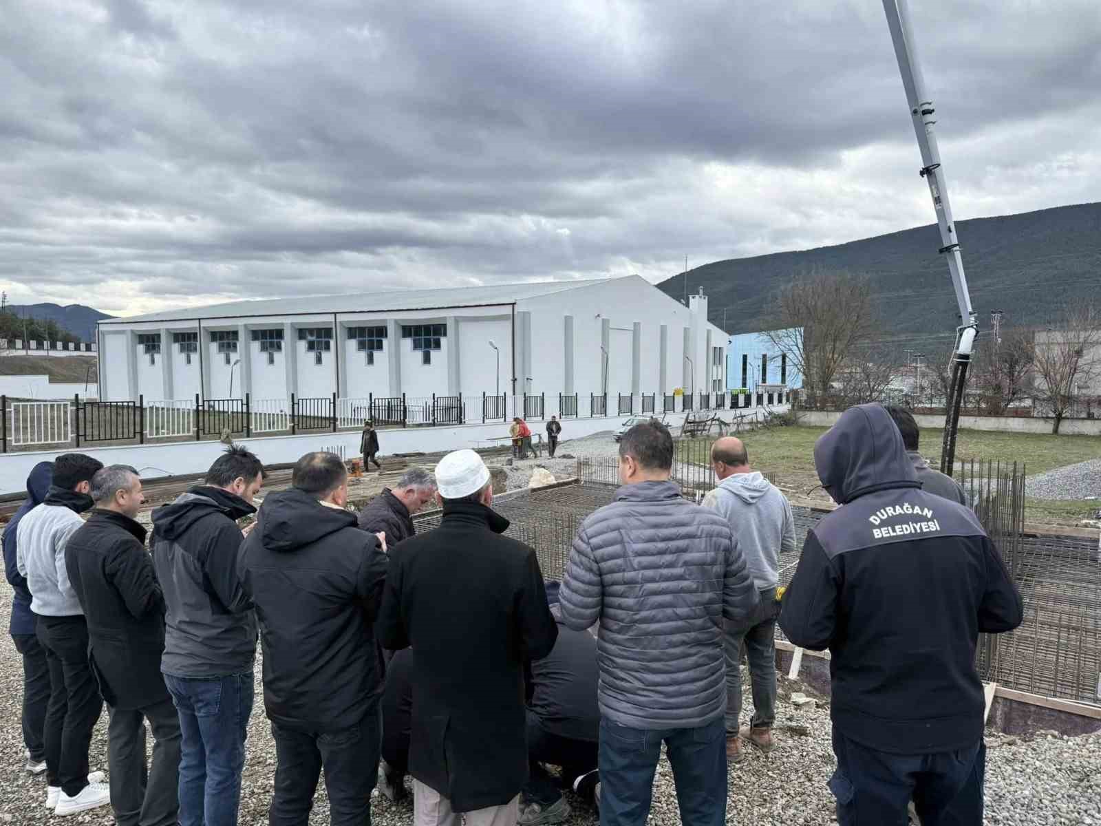 Durağan’da 12 dairelik sosyal konut projesinde ilk adım atıldı