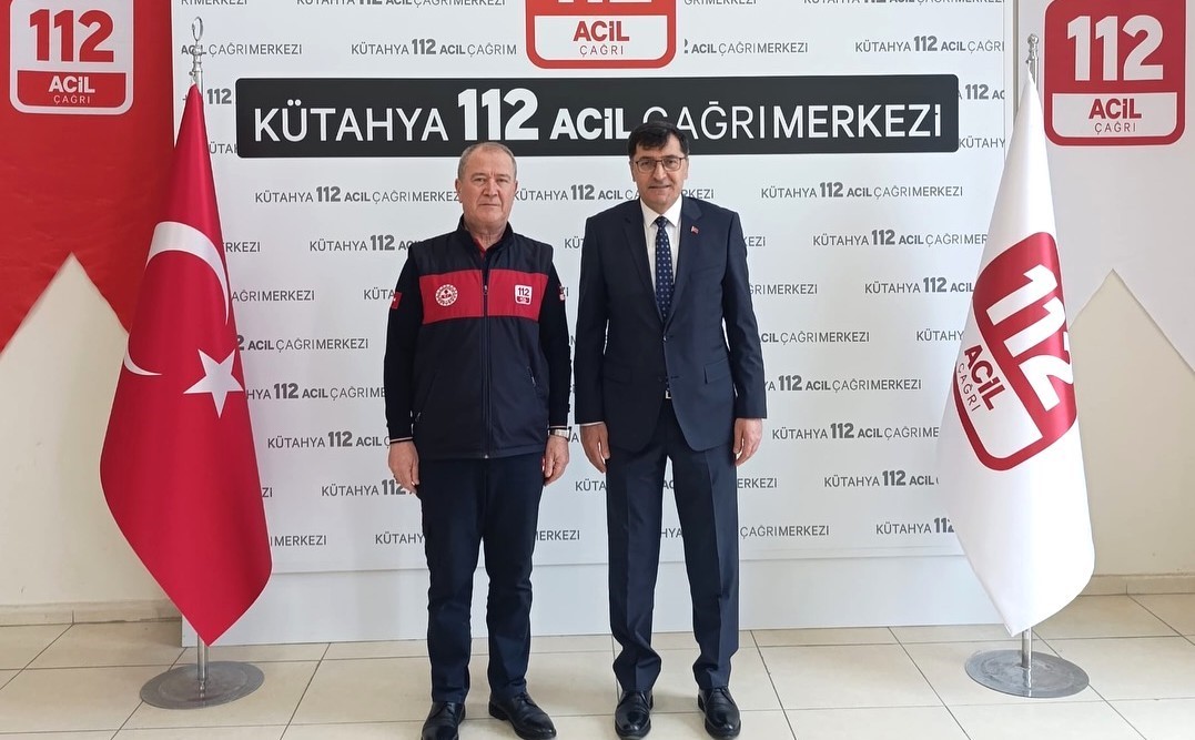 Başkan Ey&uuml;p Kahveci&rsquo;den 112 Acil &Ccedil;ağrı Merkezi personeline tebrik
