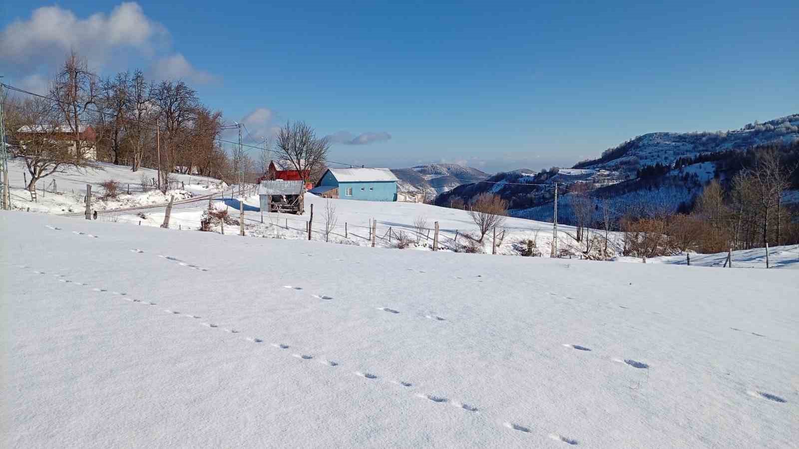 Sakarya&rsquo;nın y&uuml;ksek kesimleri yeniden karla buluştu
