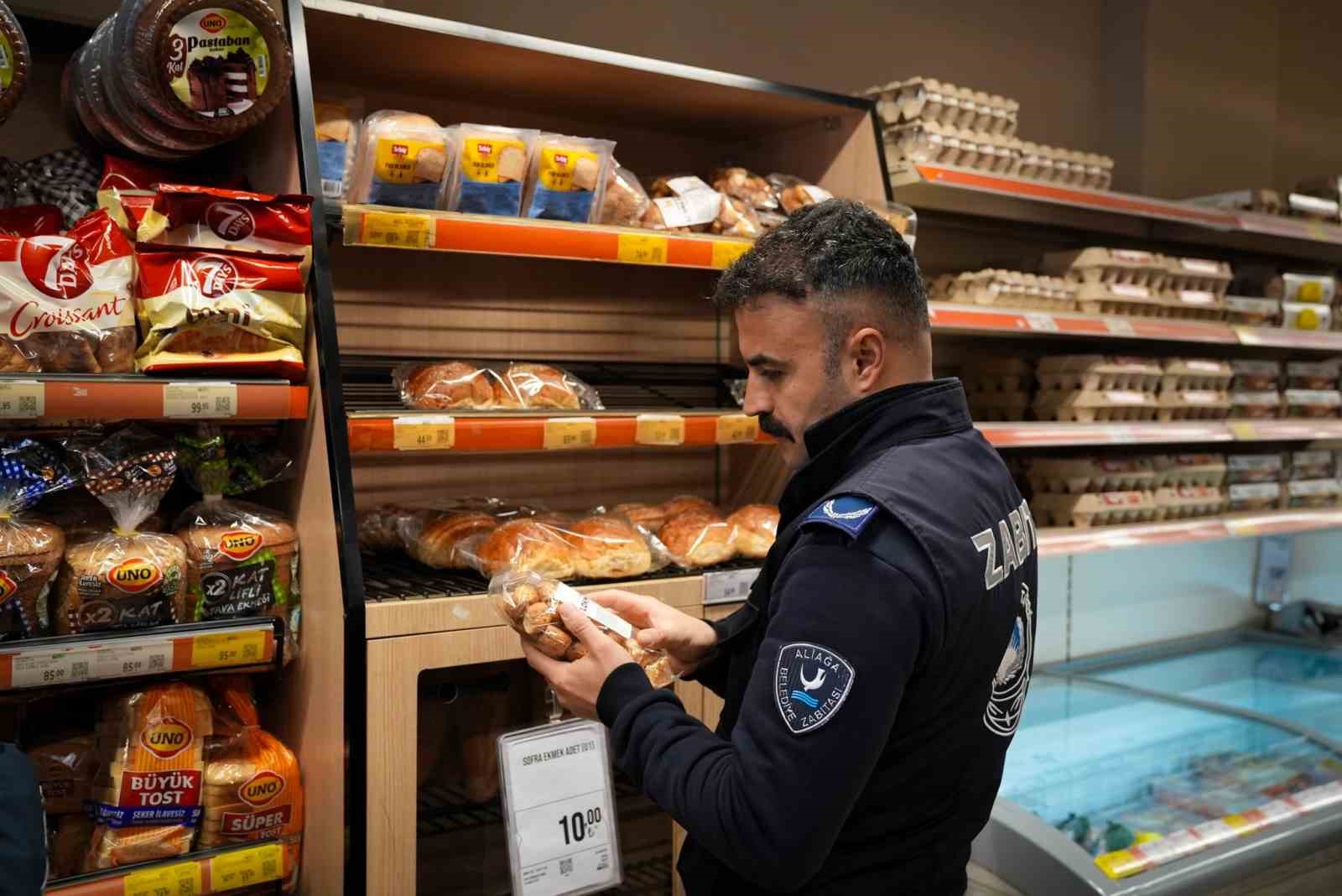 Aliağa’da zabıtadan ramazan mesaisi