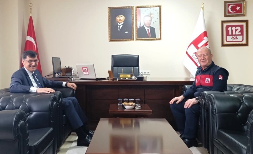 Başkan Eyüp Kahveci’den 112 Acil Çağrı Merkezi personeline tebrik