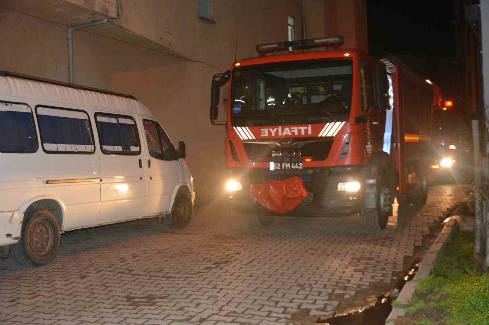 Ordu’da sahur vakti baca yangını panik oluşturdu