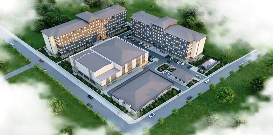 Samsun&rsquo;da 2 bin kişilik &ouml;ğrenci yurdunun inşaatı devam ediyor
