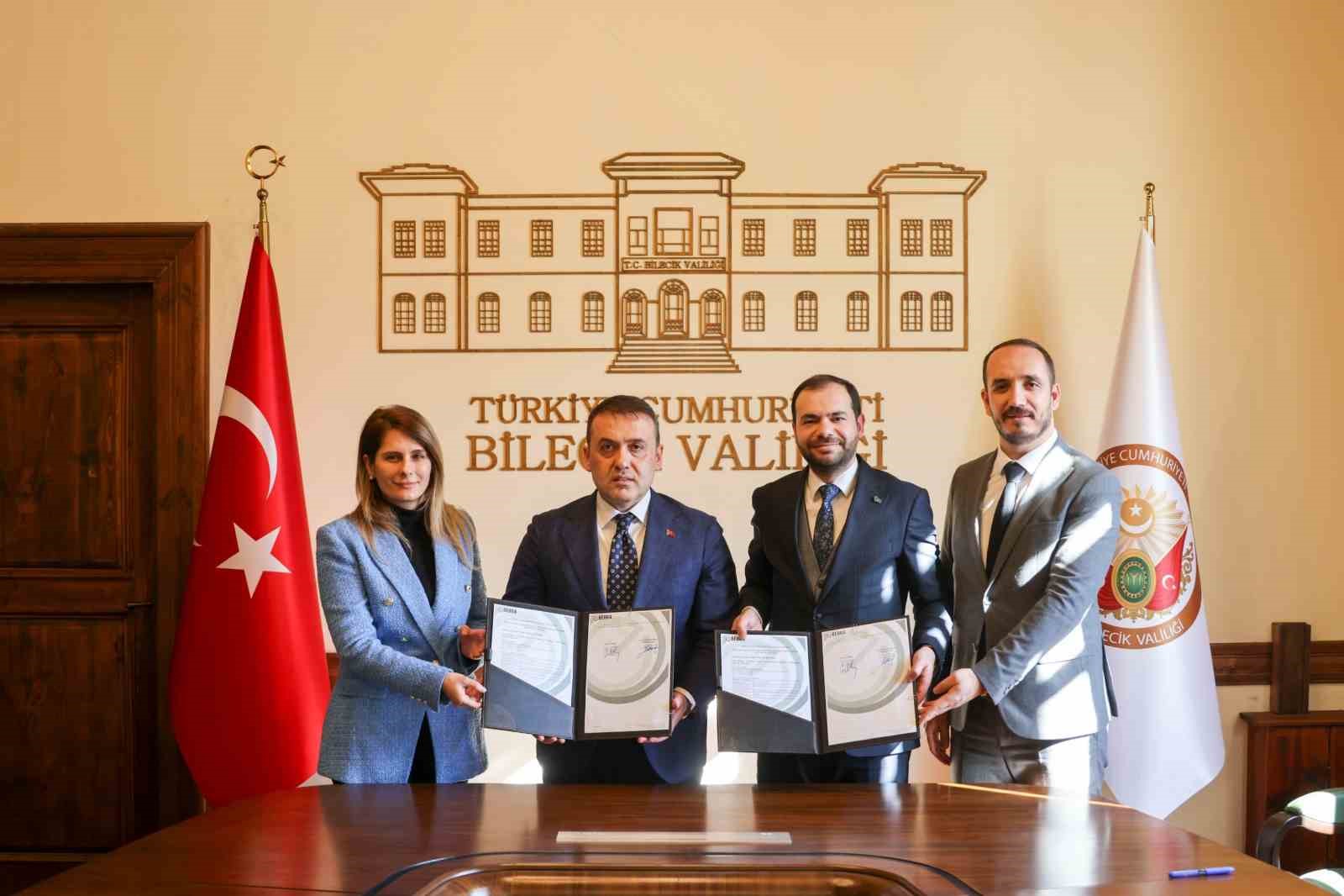 Bilecik’te 13,7 milyon TL bütçeli iki proje için imzalar atıldı