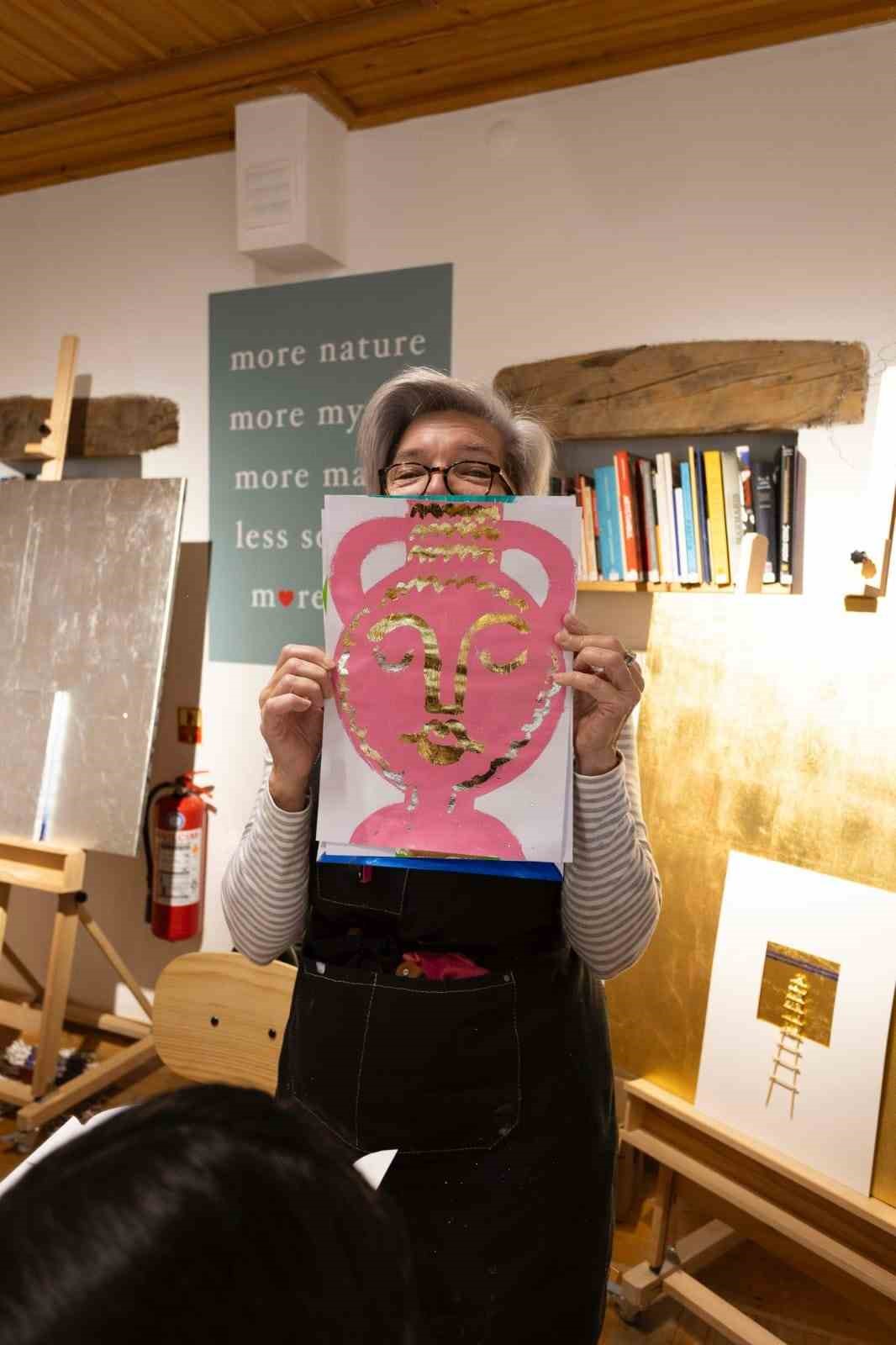 Dat&ccedil;a&rsquo;da &ouml;ğrenciler sanata doydu
