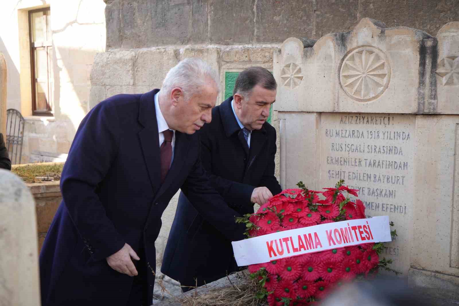 Bayburt’ta kurtuluşun 108’inci yılı dolayısıyla anma programı düzenlendi