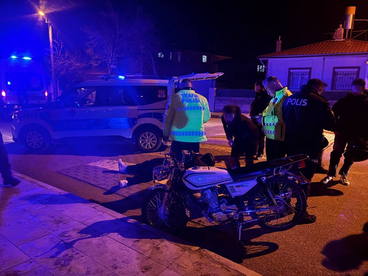 Erzincan&rsquo;da motosiklet kazası
