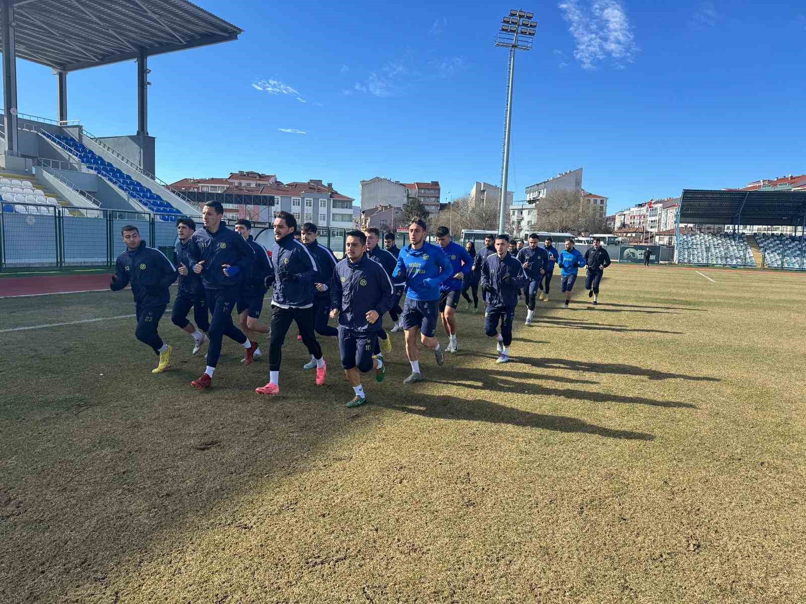 Söğütspor zorlu maçın hazırlıklarını tamamladı