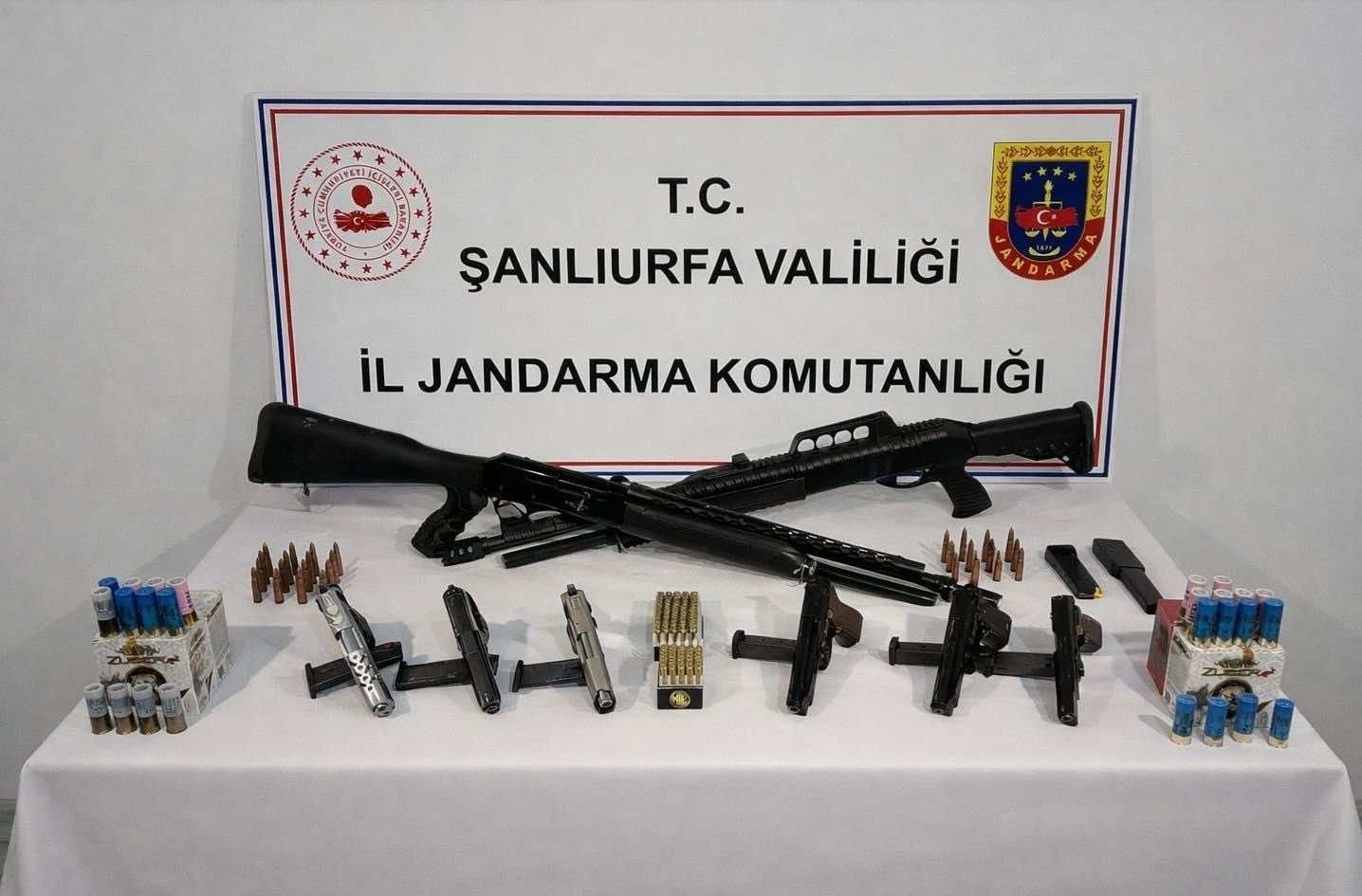 Şanlıurfa’da silah kaçakçılığı operasyonu: 7 gözaltı
