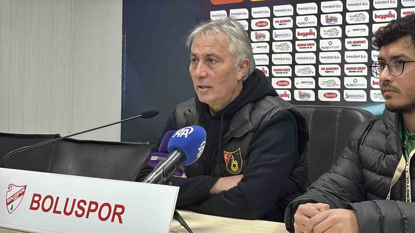 Boluspor - İstanbulspor maçının ardından