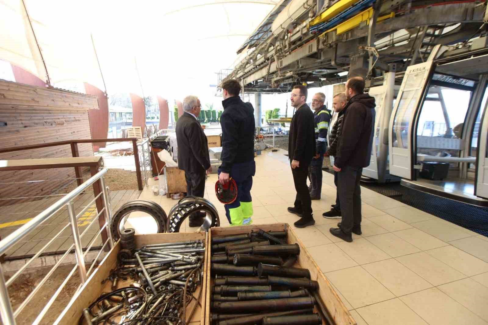 Ordu’da teleferikte bakım zamanı