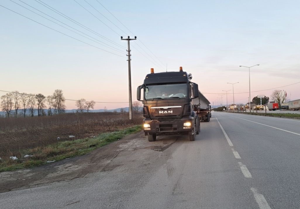 Kantardan ka&ccedil;an tırlara 169 bin liralık ceza
