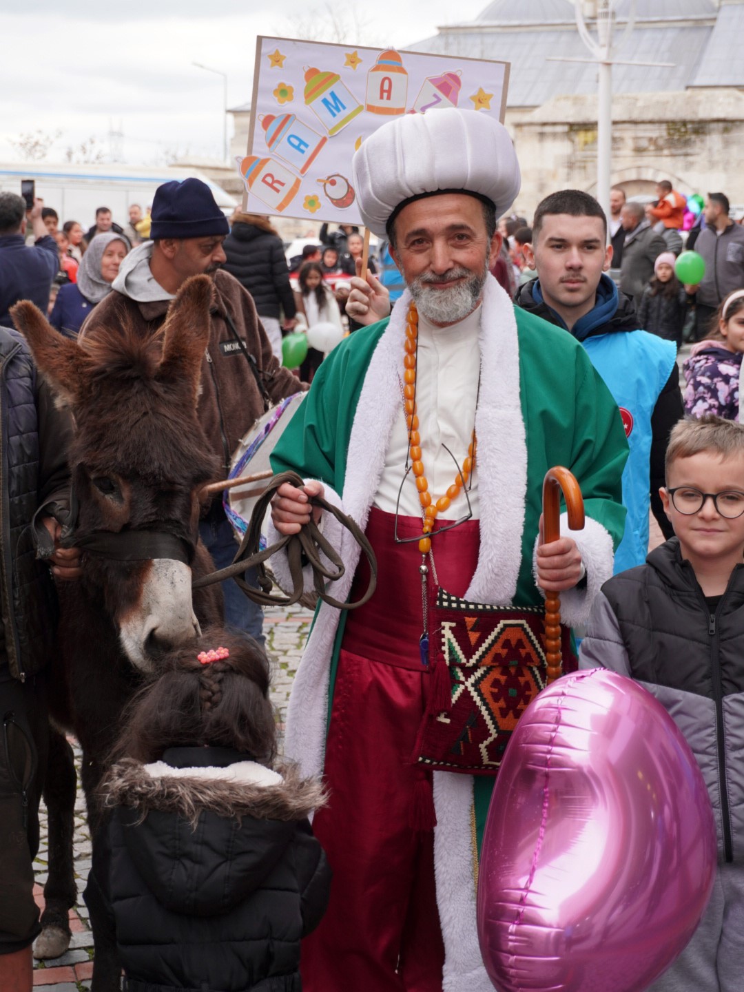 Babaeski&rsquo;de &ccedil;ocuklar Nasreddin Hoca ile buluştu
