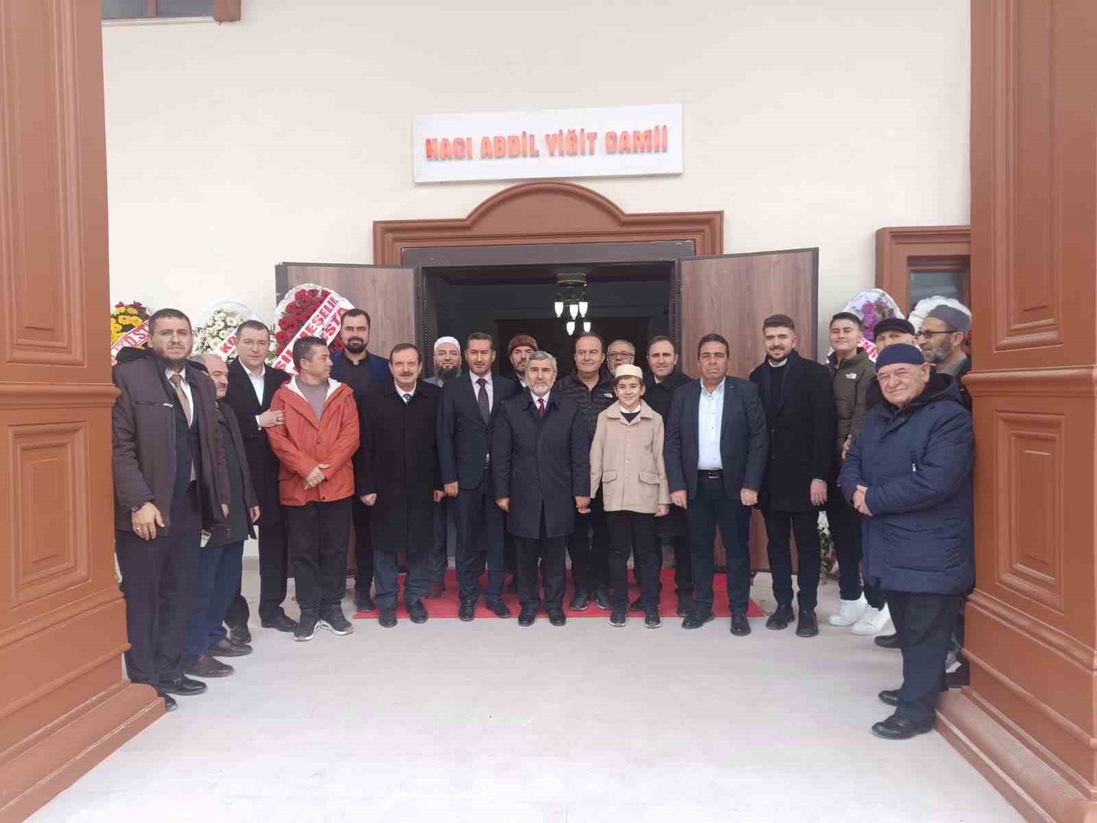 Eskişehir’de Hacı Abdil Yiğit Camii dualarla hizmete açıldı