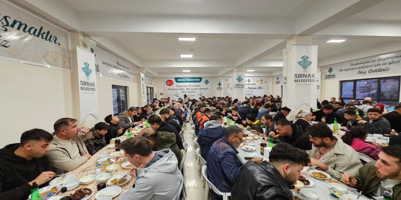 Şırnak’ta gönüller aynı sofrada buluştu