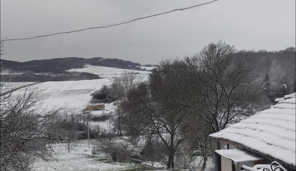 Tekirdağ’da yüksek kesimlerde kar etkili oluyor