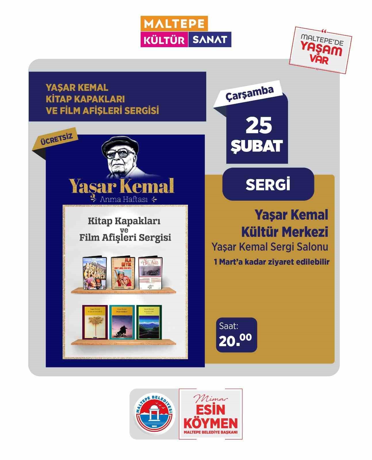 Edebiyatın b&uuml;y&uuml;k ustası Yaşar Kemal Maltepe&rsquo;de anılacak
