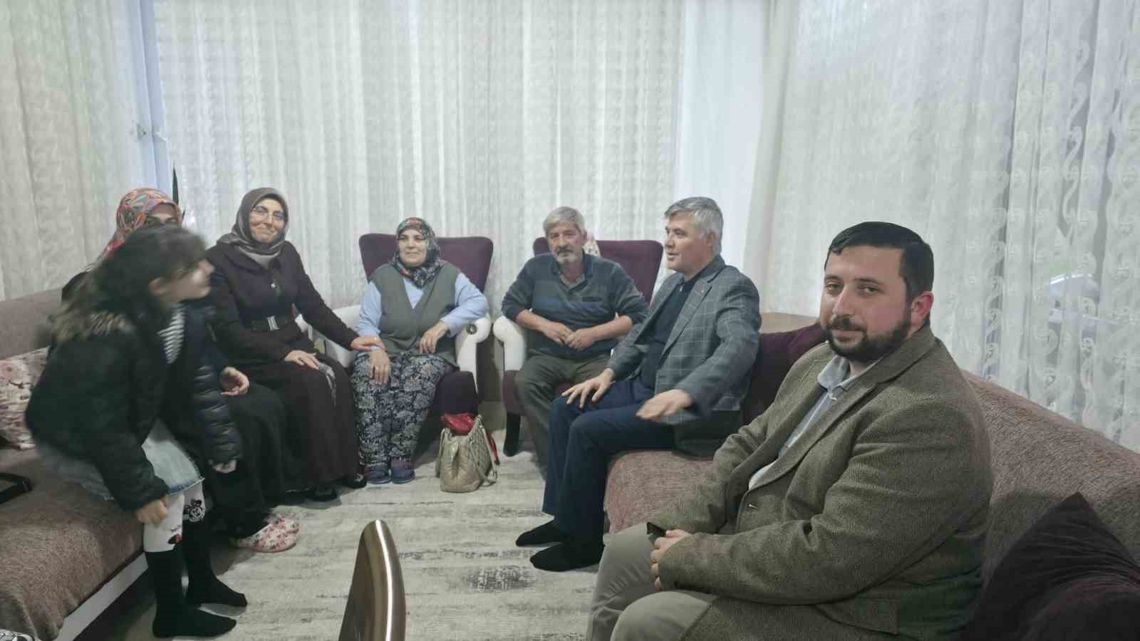 Köyceğiz İlçe Müftüsü Karagöz, Şehit Uysal’ın ailesiyle iftarda buluştu