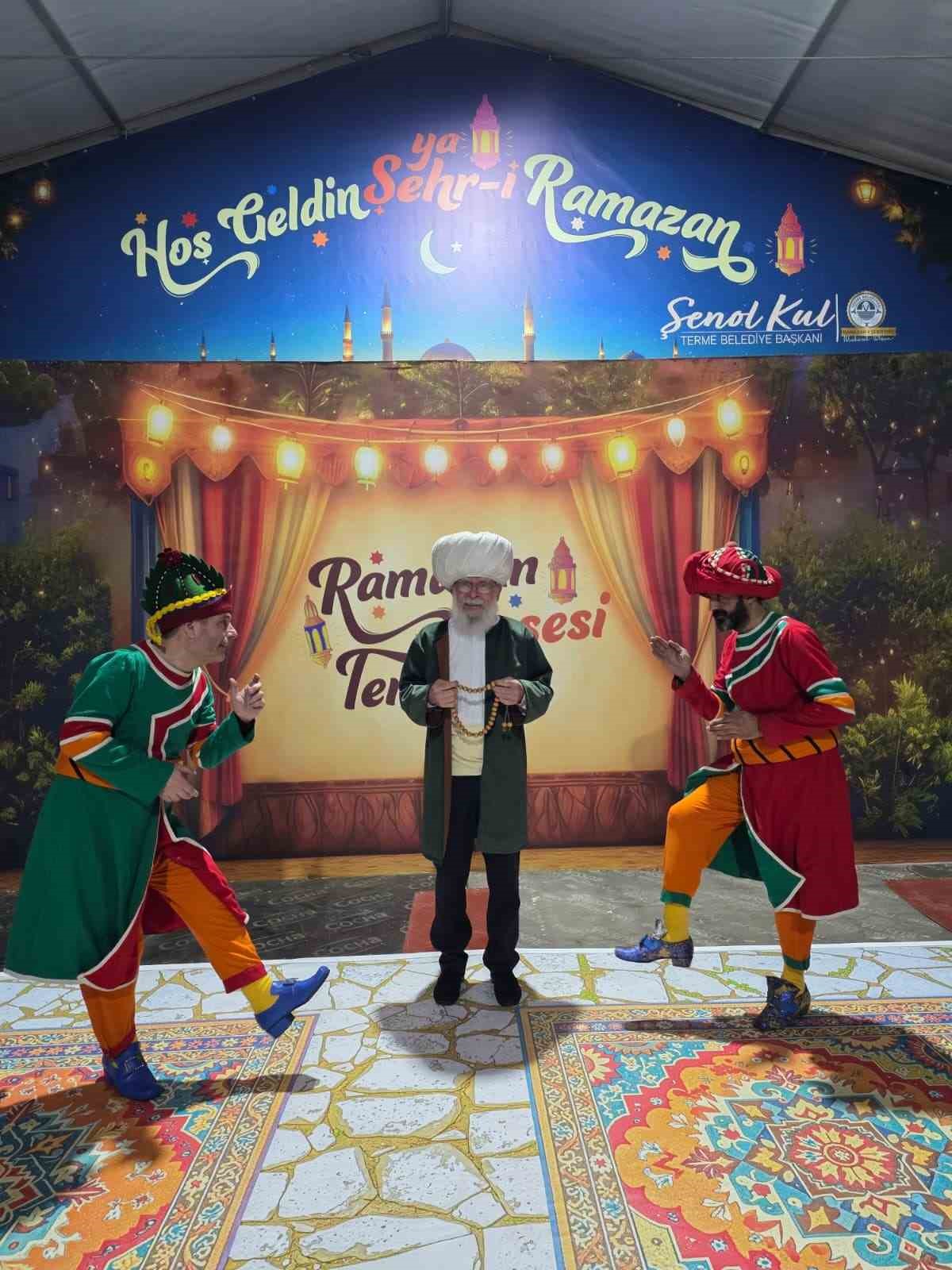 Ramazan coşkusu Terme’de sahneye taşındı