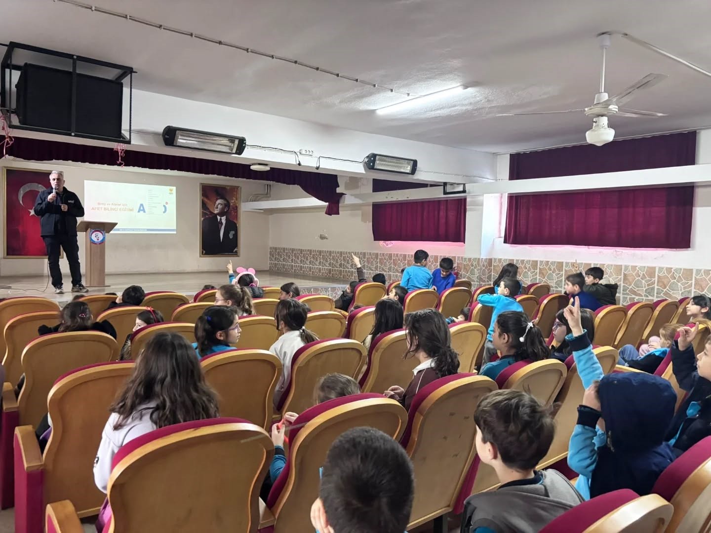 Aydın’da öğrencilere afet eğitimi