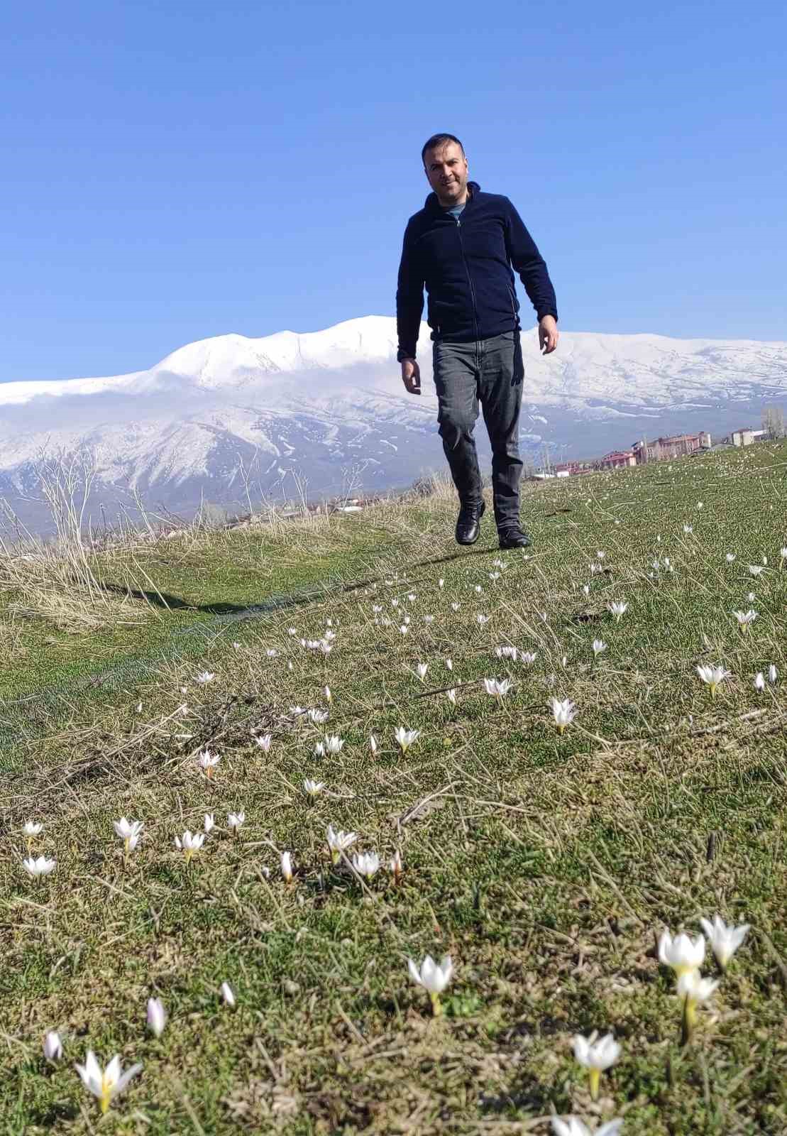 Bitlis&rsquo;te kardelen ve &ccedil;iğdemler a&ccedil;tı
