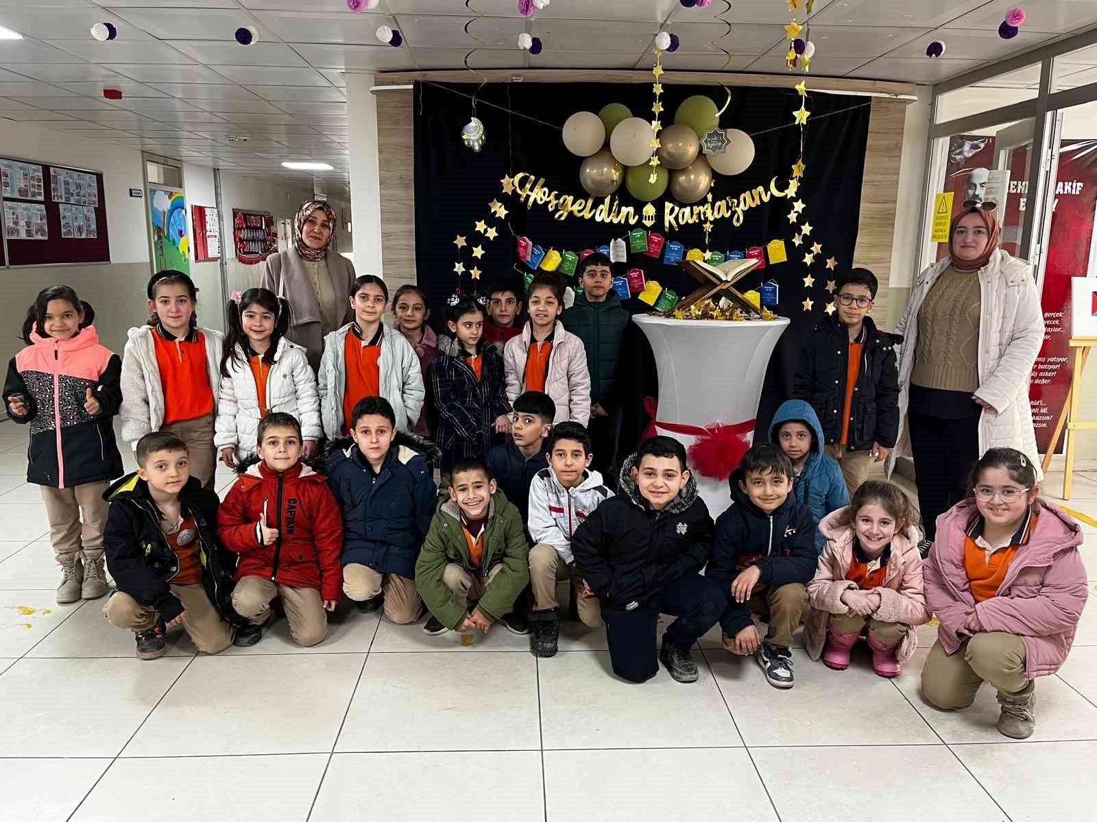 Mehmet Akif Ersoy İlkokulu&rsquo;nda Ramazan etkinlikleri
