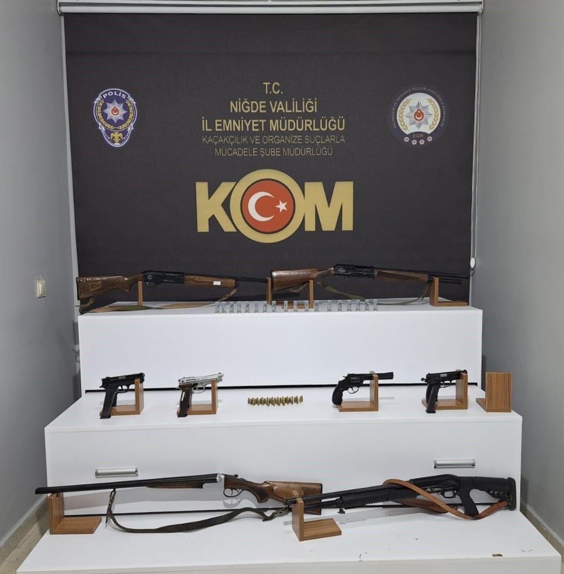 Niğde&rsquo;de bir haftada 182 şahıs hakkında işlem yapıldı
