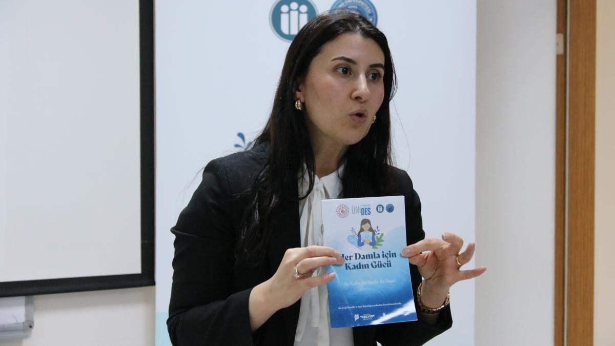 Kadınlara su tasarrufu eğitimi verildi
