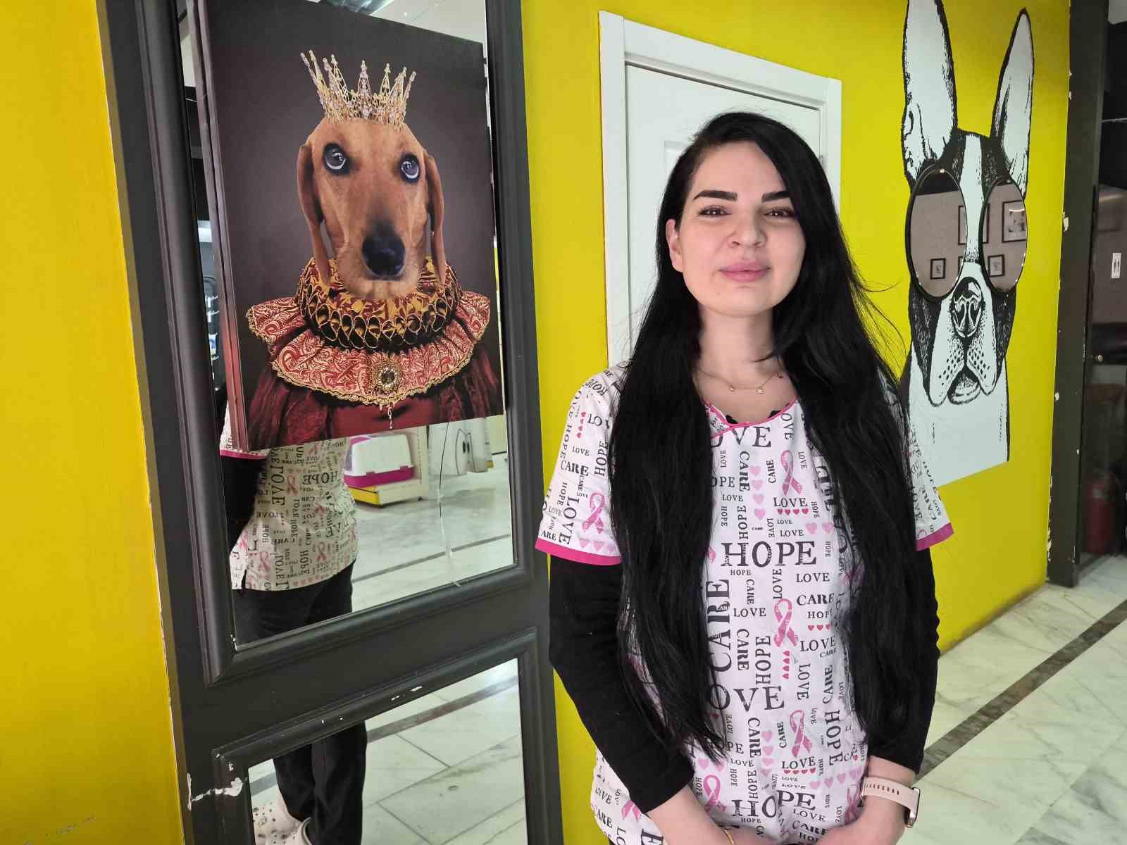 Veteriner kliniğindeki kedi ve k&ouml;pek arasındaki ilgin&ccedil; dostluk
