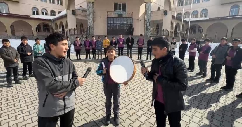 Ağrı&rsquo;da okullarda Ramazan ilahileri yankılanıyor
