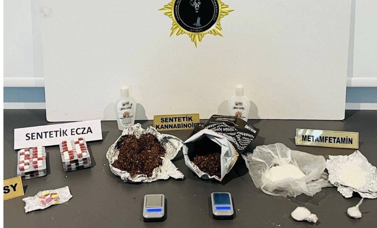 Samsun’da zehir tacirlerine darbe: 3 ilçede 9 gözaltı
