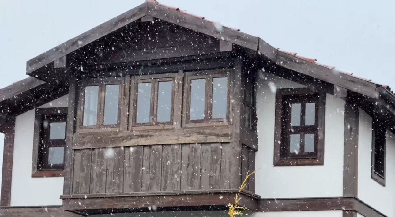 Karabük’ün yüksek kesimlerinde kar yağışı yeniden başladı