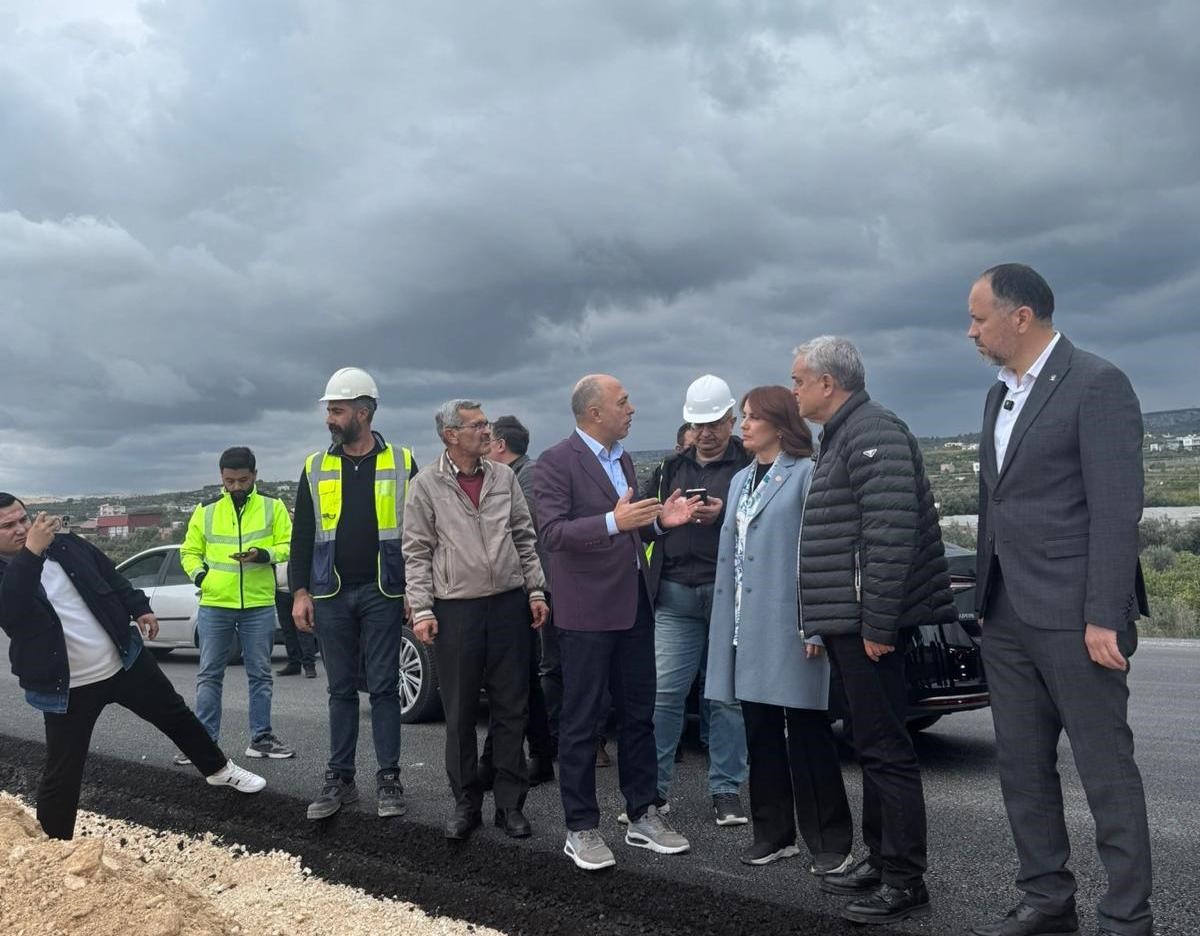 Çeşmeli- Kızkalesi Otoyolunda çalışmalar yerinde incelendi