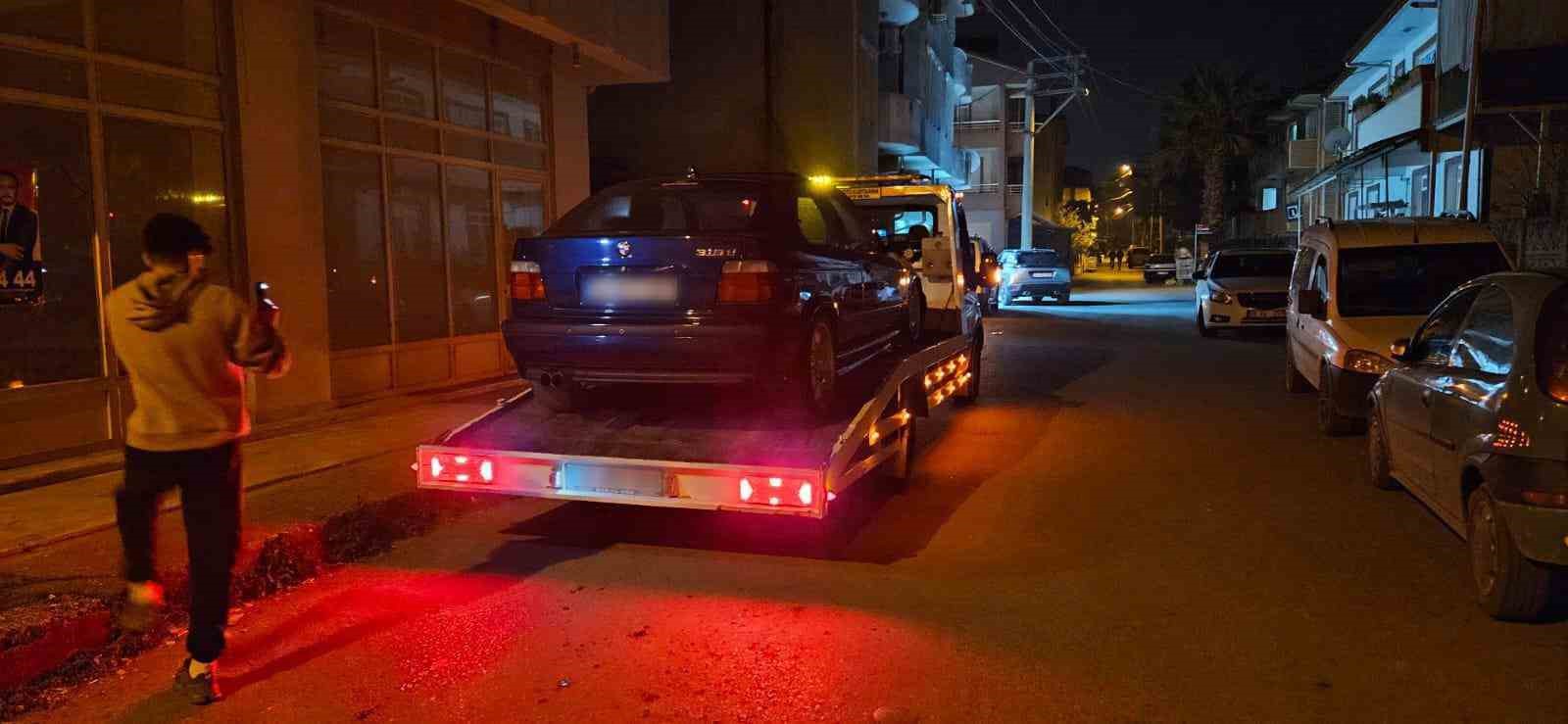 Sakarya’da drift atan iki sürücüye toplam 116 bin 434 lira ceza kesildi