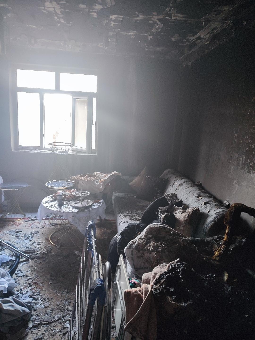 Hask&ouml;y&rsquo;de ev yangını
