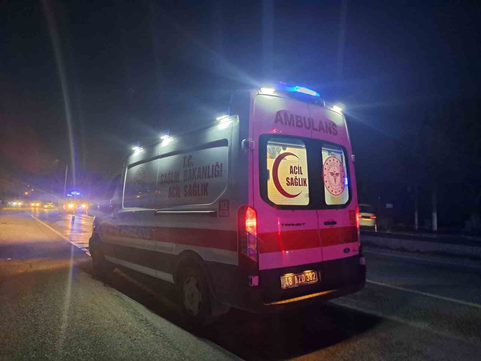 Menteşe&rsquo;de motosiklet kazası: 2 yaralı
