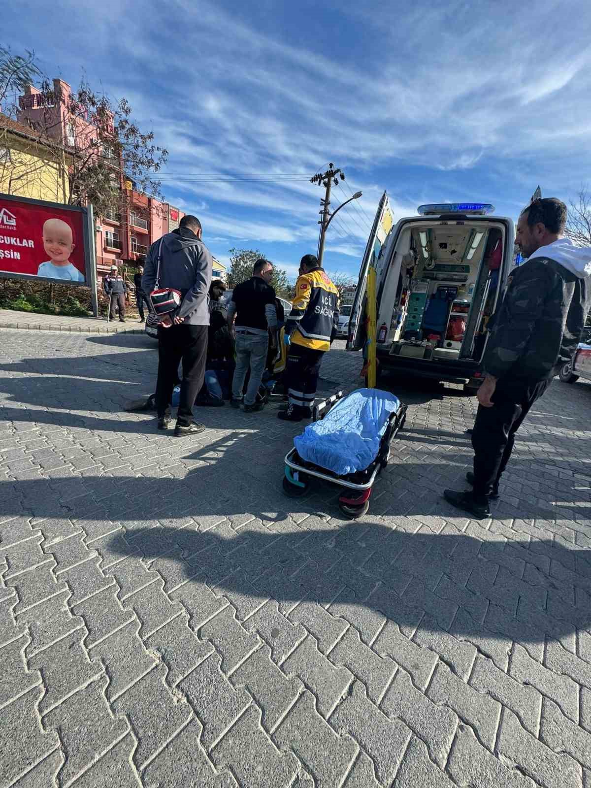 Marmaris&rsquo;te otomobil yayaya &ccedil;arptı, s&uuml;r&uuml;c&uuml; g&ouml;zaltına alındı
