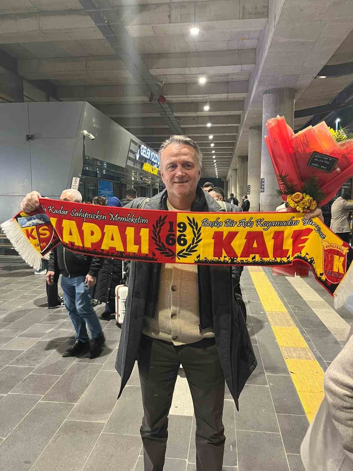 Kayserispor’un yeni teknik direktörü Erling Moe kente geldi