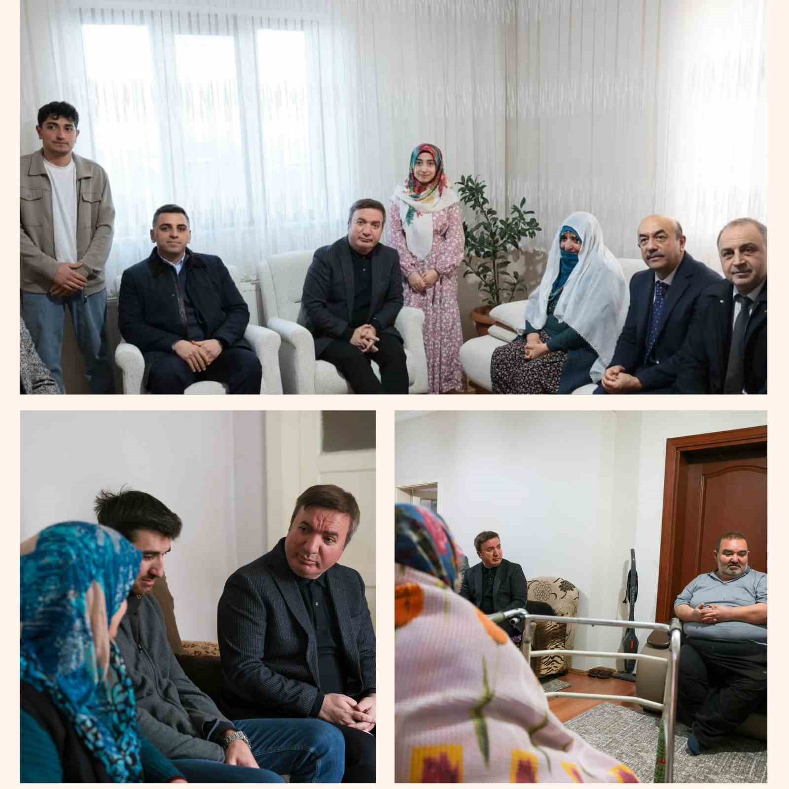 Vali Aydoğdu&rsquo;dan hane ziyaretleri
