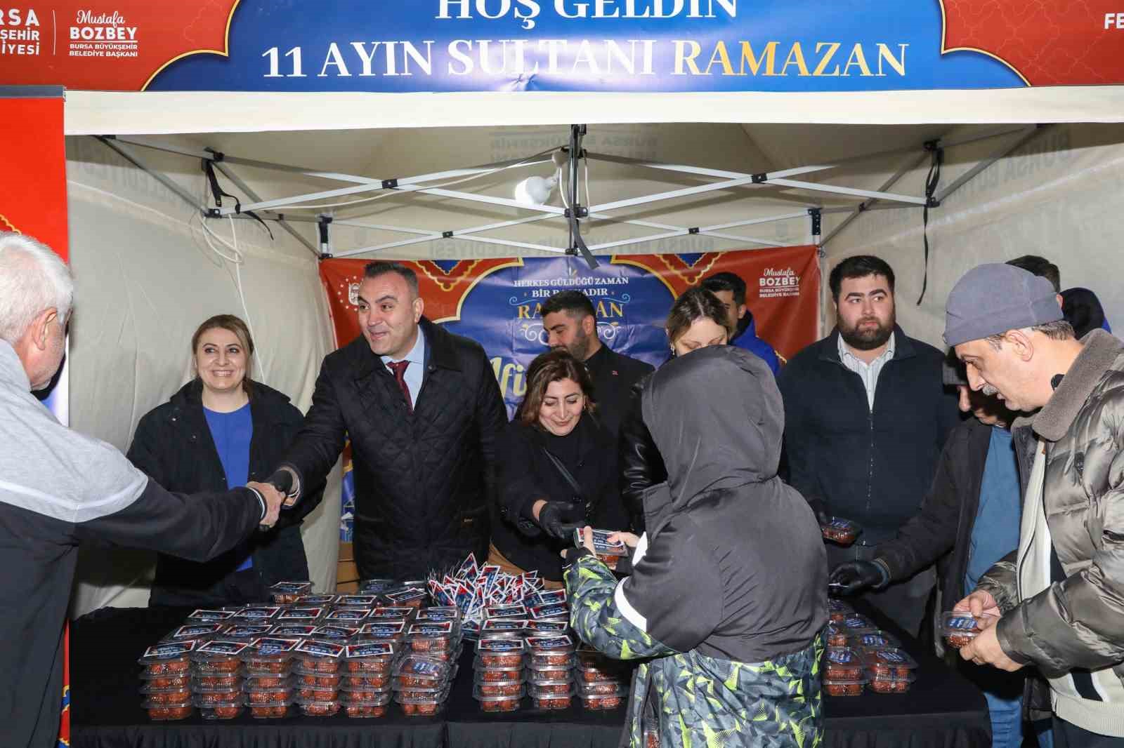 Bereket sofrası Yıldırım&rsquo;da kuruldu
