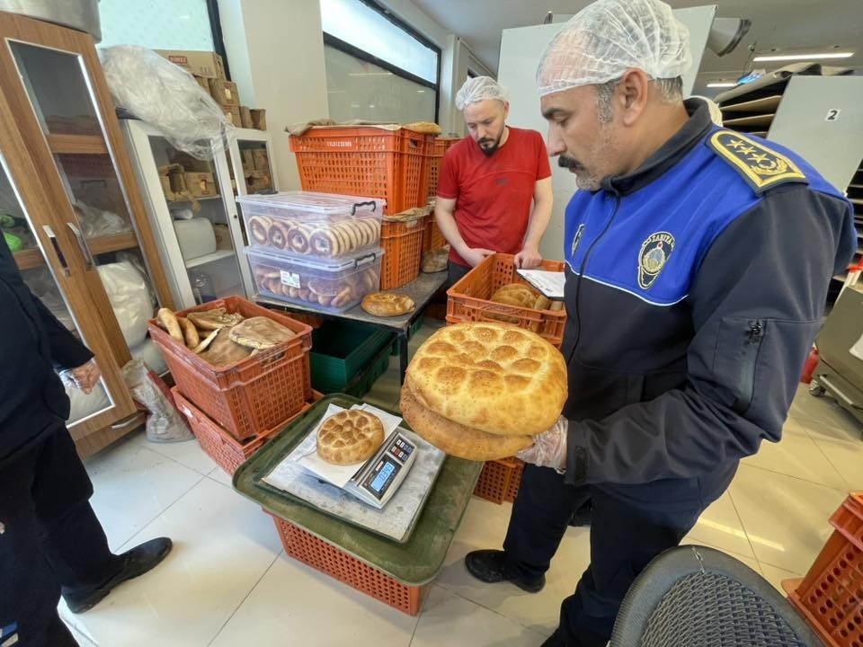 Osmaneli’nde ramazan pidesine gramaj denetimi