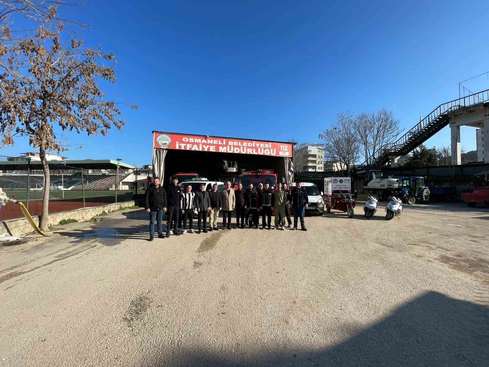 Osmaneli Belediyesi ara&ccedil; filosunu g&uuml;&ccedil;lendirdi
