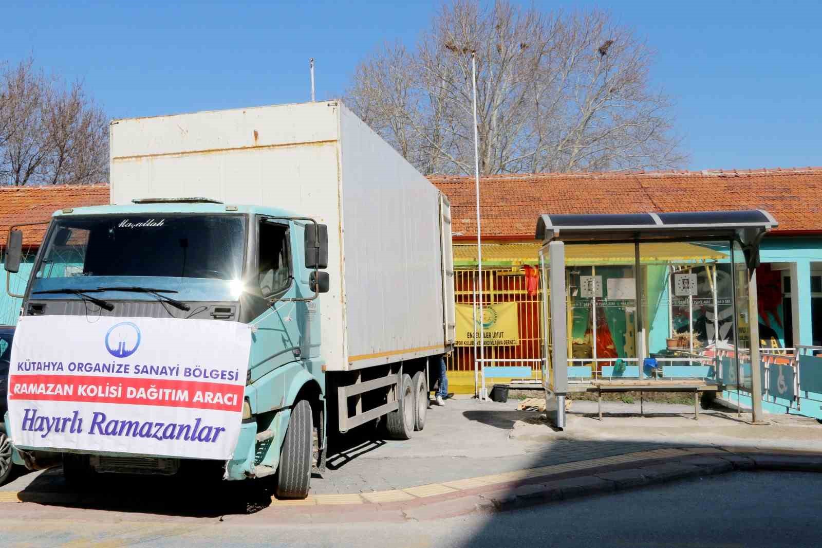 K&uuml;tahya OSB&rsquo;den 400 aileye gıda desteği
