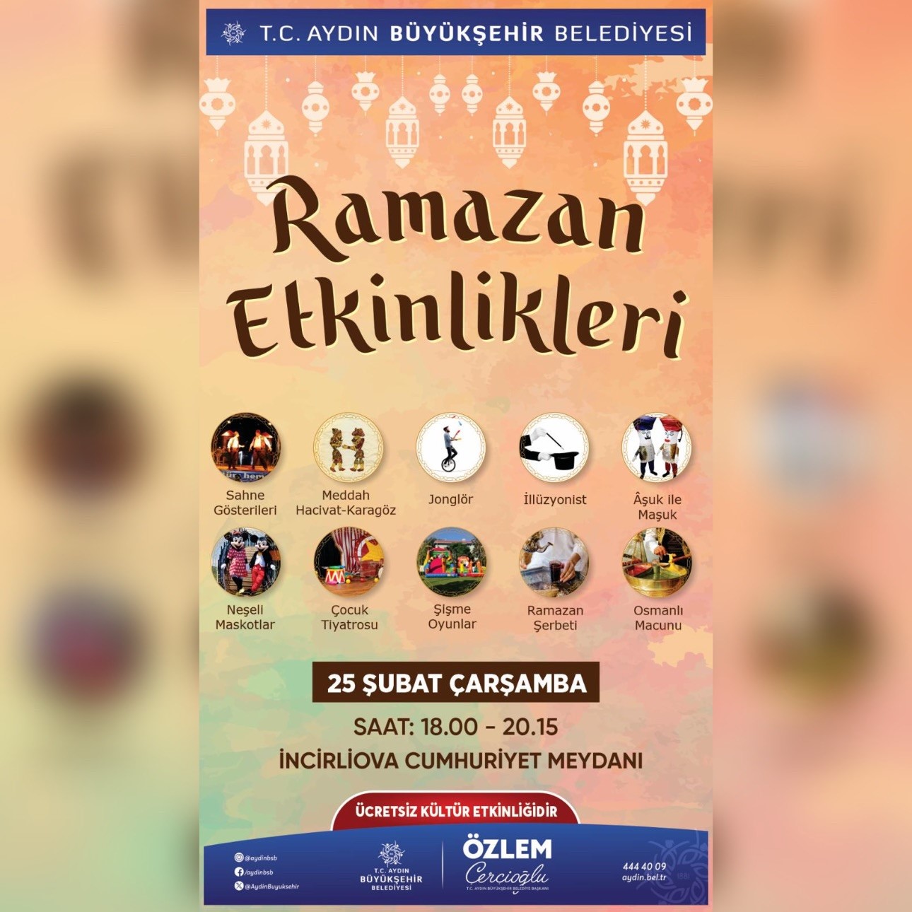 Ramazan eğlenceleri, İncirliova&rsquo;da yeniden yaşanacak
