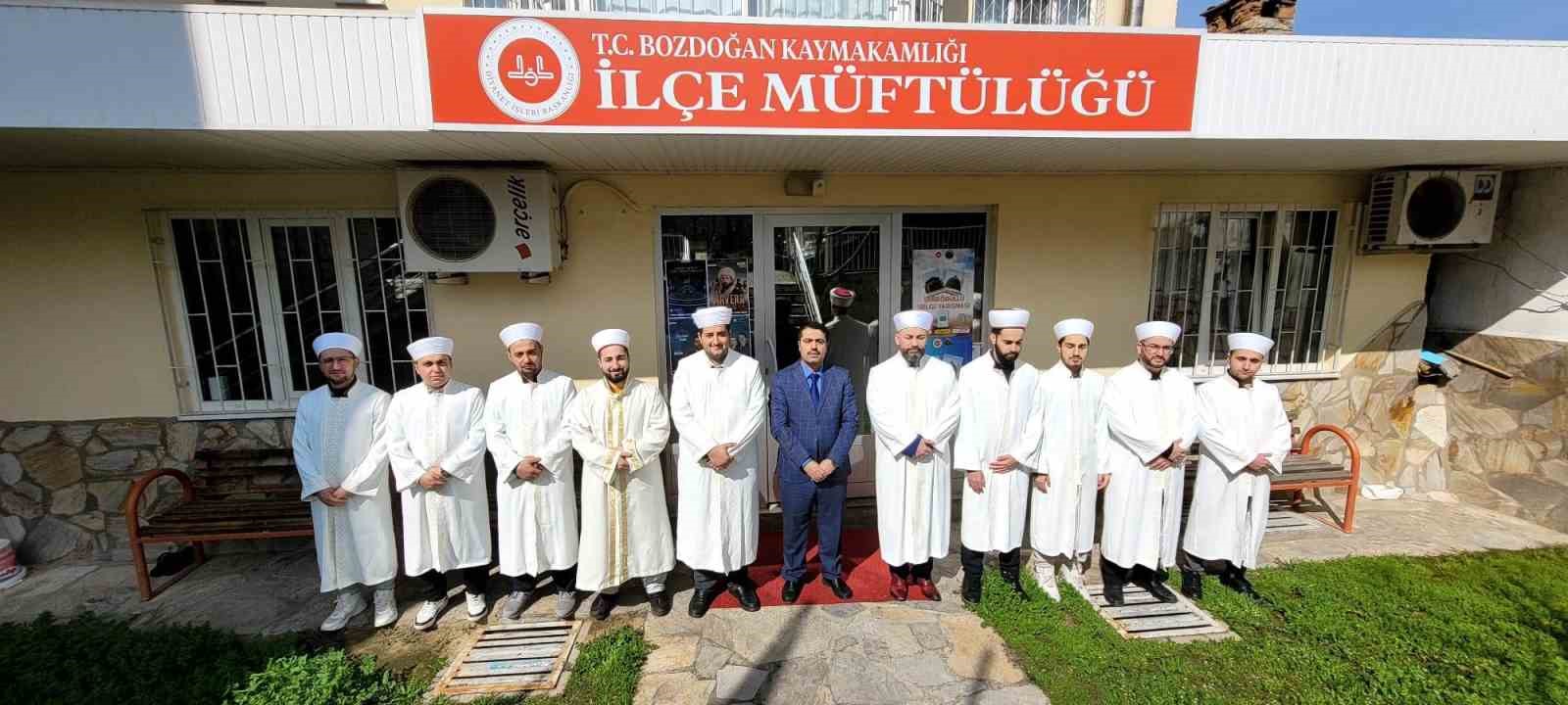 Diyanet Akademisi mezunu imam-hatipler Bozdoğan&rsquo;da g&ouml;reve başladı
