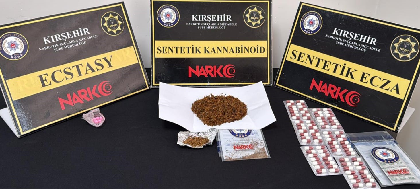 Kırşehir’de uyuşturucu operasyonu: 1 tutuklama