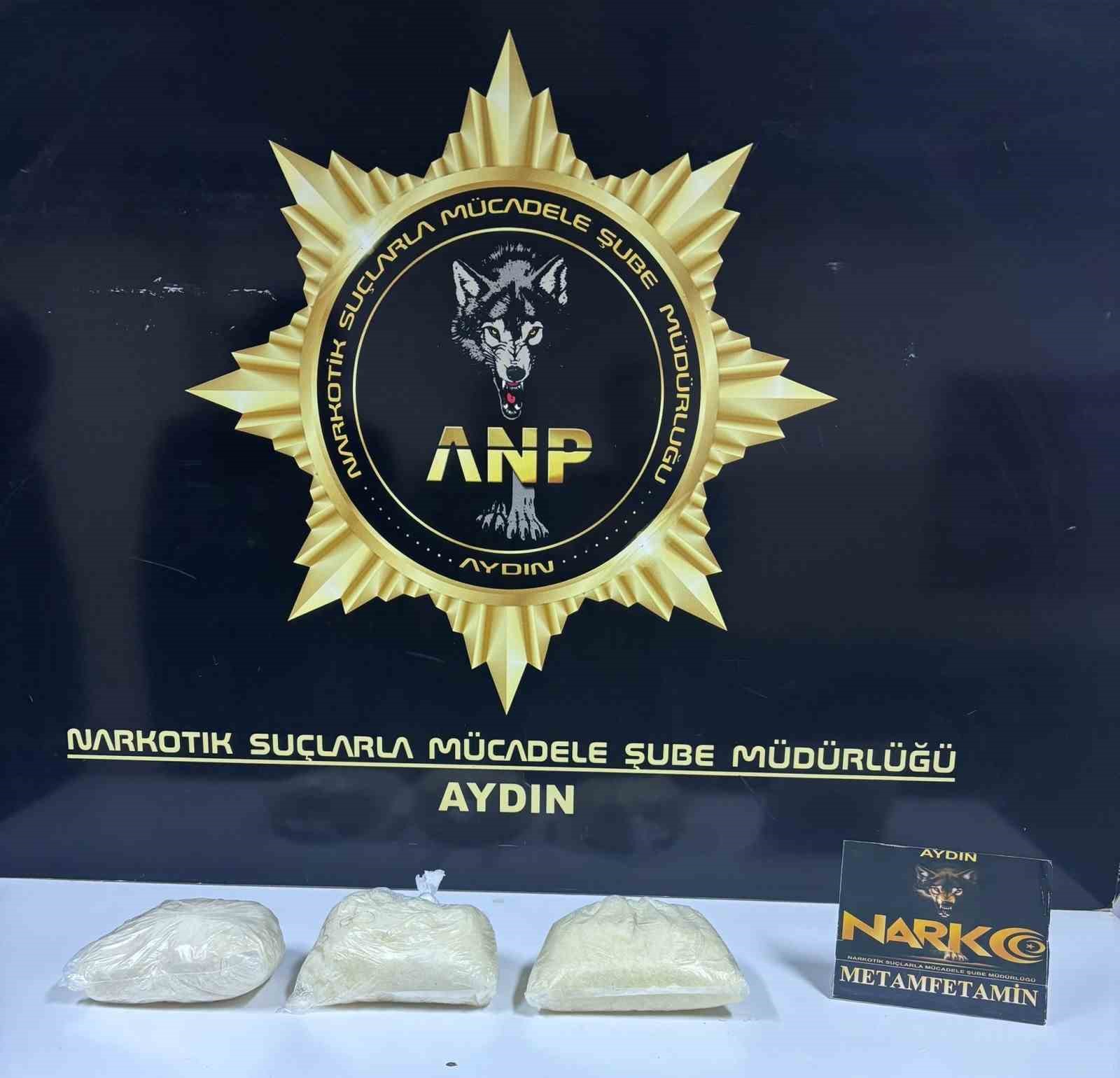 Aydın’da 3 kilo 200 gram uyuşturucu ele geçirildi: 3 kişi tutuklandı
