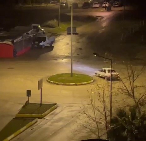 Drift atan otomobil sürücüsü tepkilere neden oldu