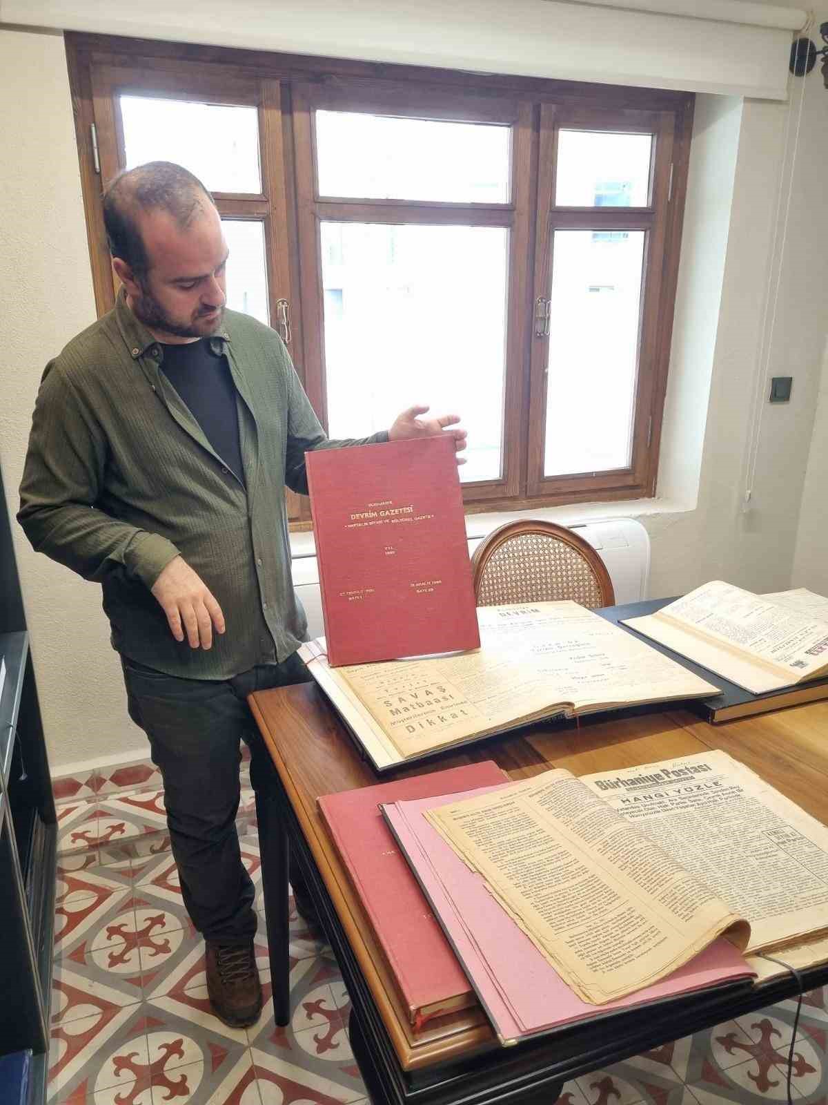 Ayvalık Alan Başkanlığı ekibinden Burhaniye Kent Arşivi&rsquo;ne ziyaret
