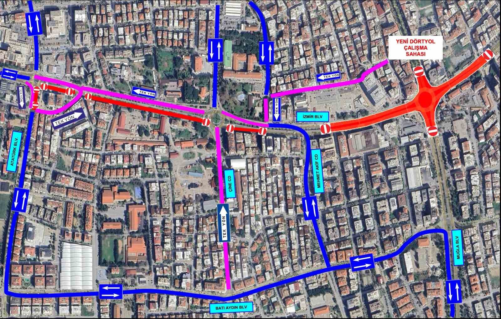 Yeni Dörtyol Köprülü Kavşağı Projesi’nde çalışmalar başlıyor
